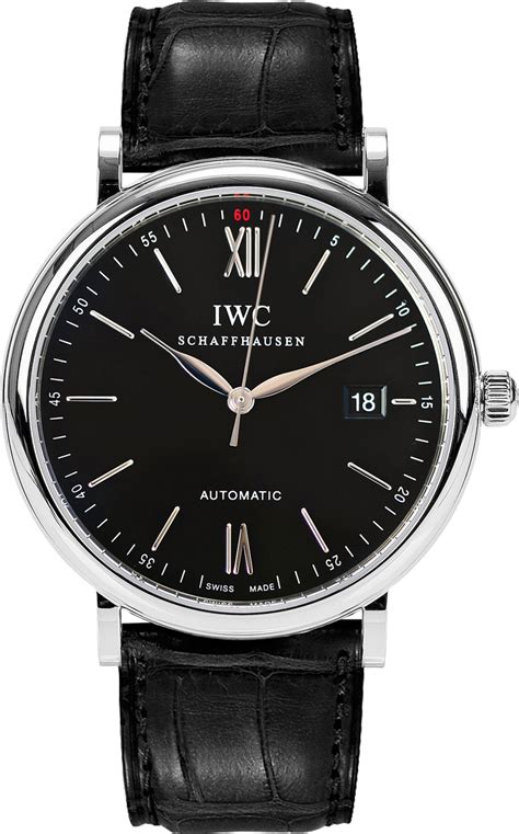 iwc portofino automatic acciaio quadrante nero iw356502|iwc portofino 35111.